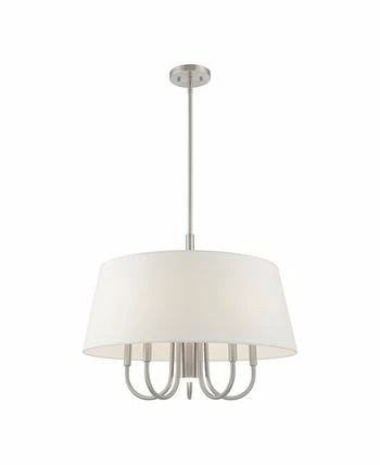 Livex Belclaire 6-Light Pendant Chandelier 5 Livex Belclaire 6-Light Pendant Chandelier - Image 3