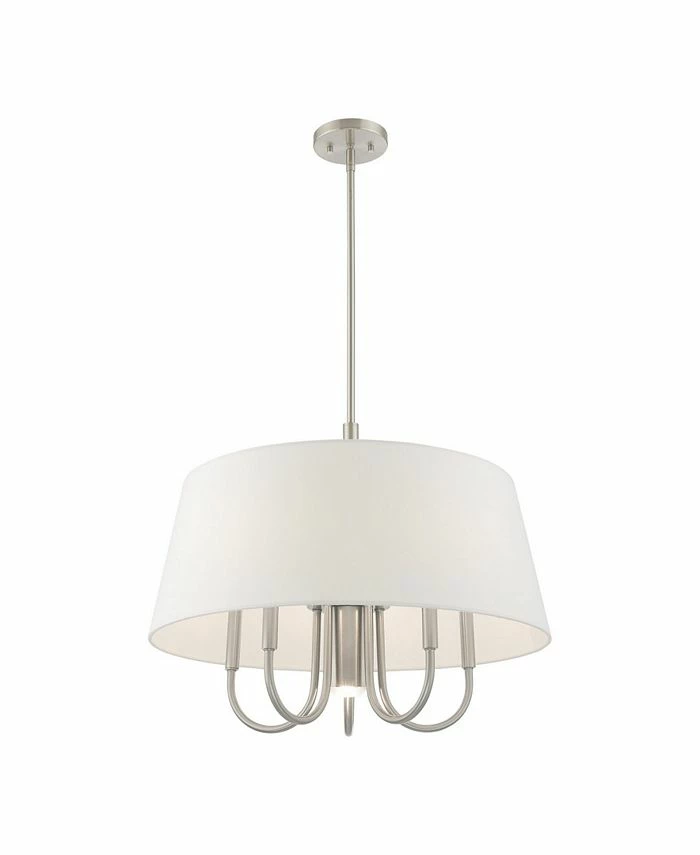 Livex Belclaire 6-Light Pendant Chandelier 6 Livex Belclaire 6-Light Pendant Chandelier - Image 4