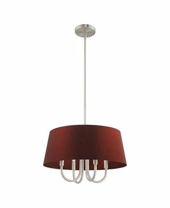 Livex Belclaire 4-Light Pendant Chandelier 8 Livex Belclaire 4-Light Pendant Chandelier - Image 6