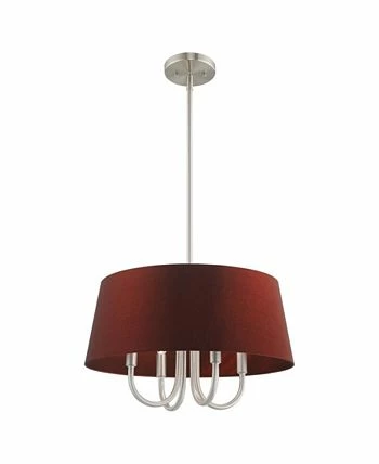 Livex Belclaire 4-Light Pendant Chandelier 9 Livex Belclaire 4-Light Pendant Chandelier - Image 7