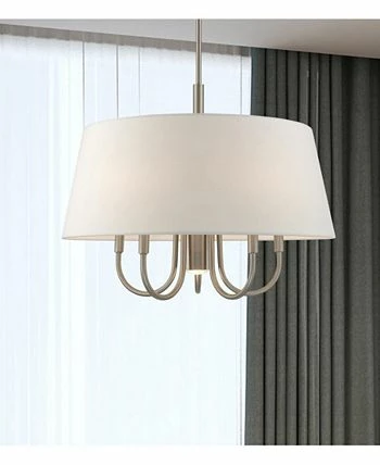 Livex Belclaire 6-Light Pendant Chandelier 8 Livex Belclaire 6-Light Pendant Chandelier - Image 6