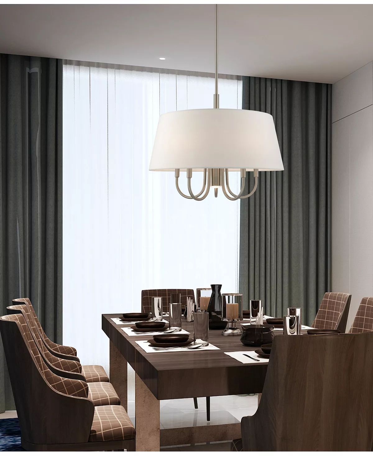 Livex Belclaire 6-Light Pendant Chandelier 9 Livex Belclaire 6-Light Pendant Chandelier - Image 7