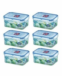 Lock N Lock Easy Essentials Rectangular 20-Oz. Food Storage Container, Set Of 6 -Hot Sale All Lighting Shop 14914344 fpx
