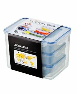 Lock N Lock Easy Essentials Rectangular 14-Pc. Food Storage Container Set -Hot Sale All Lighting Shop 14914357 fpx