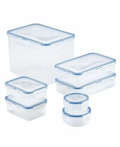 Lock N Lock Easy Essentials Rectangular 14-Pc. Food Storage Container Set