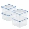 Lock N Lock Easy Essentials Square 41-Oz. Food Storage Container, Set Of 4 2 Lock N Lock Easy Essentials Square 41-Oz. Food Storage Container, Set Of 4 -Hot Sale All Lighting Shop 15139250 fpx