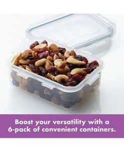 Lock N Lock Easy Essentials Rectangular 12-Pc. Food Storage Container Set, 11-Oz. -Hot Sale All Lighting Shop 15139730 fpx