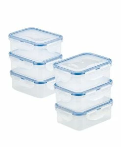 Lock N Lock Easy Essentials Rectangular 12-Pc. Food Storage Container Set, 11-Oz.
