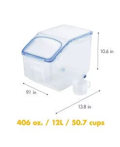 Lock N Lock Easy Essentials 50.7-Cup Food Storage Container With Flip Lid And Serving Cup -Hot Sale All Lighting Shop 15142120 fpx
