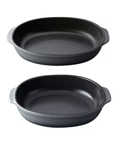 BergHOFF Gem Collection Stoneware Set Of 2 Oval Baking Dishes
