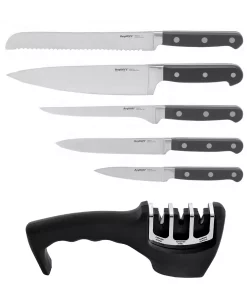 Hot Sale All Lighting Shop 7 BergHOFF Contempo German Steel 7-Pc. Cutlery Set In Wood Case & Sharpener