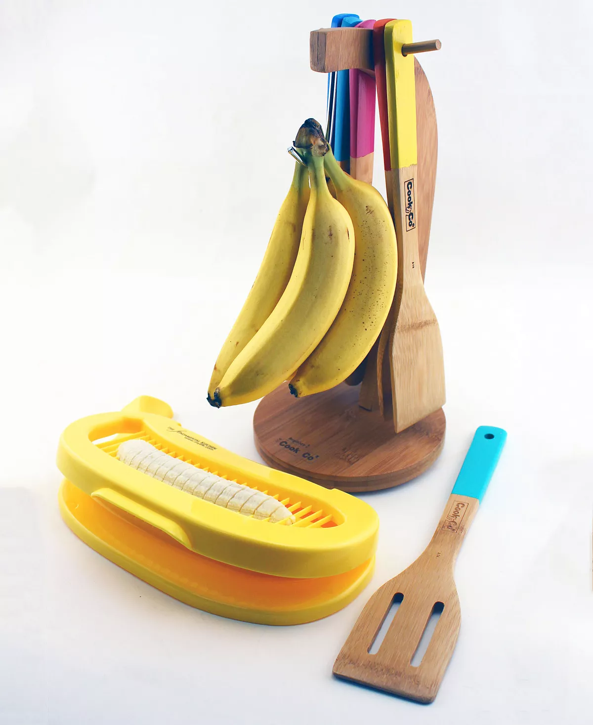 BergHOFF CooknCo Bamboo Banana Hanger & Cutter Set 4 BergHOFF CooknCo Bamboo Banana Hanger & Cutter Set - Image 2