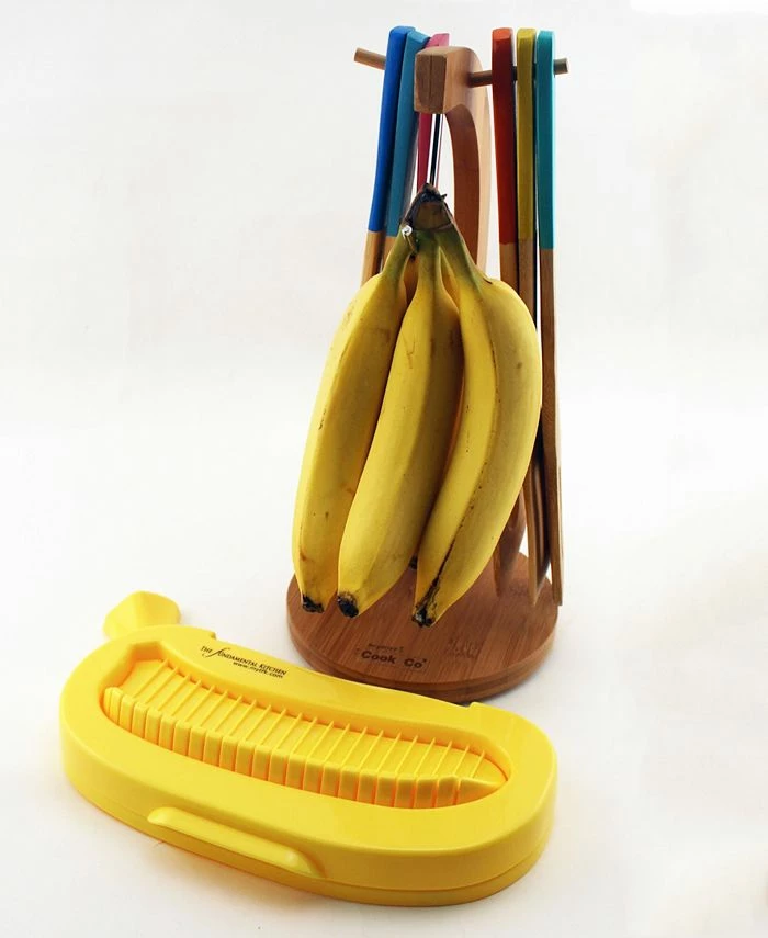 BergHOFF CooknCo Bamboo Banana Hanger & Cutter Set 3 BergHOFF CooknCo Bamboo Banana Hanger & Cutter Set