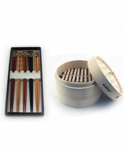 BergHOFF Amboo 11-Pc Steamer & Chopstick Set