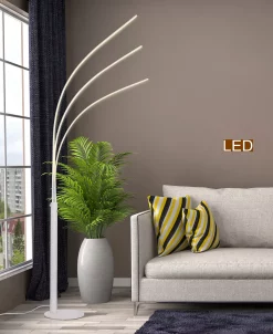 Artiva USA Urora 92 LED Arch Tree Floor Lamp, Touch Dimmer -Hot Sale All Lighting Shop 15532489 fpx