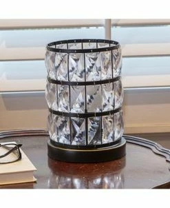 Jimco Lamp & Manufacturing Co Decor Therapy Hayes Faceted Touch Control Uplight -Hot Sale All Lighting Shop 15639385 fpx