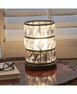 Jimco Lamp & Manufacturing Co Decor Therapy Hayes Faceted Touch Control Uplight -Hot Sale All Lighting Shop 15639386 fpx