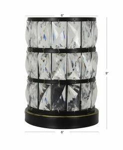 Jimco Lamp & Manufacturing Co Decor Therapy Hayes Faceted Touch Control Uplight