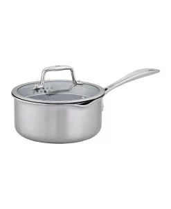J.A. Henckels Zwilling Clad CFX 2-Qt. Saucepan With Strainer Lid And Pouring Spouts