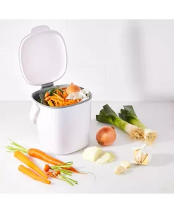 OXO Easy Clean 0.75 Gallon Compost Bin, White -Hot Sale All Lighting Shop 15671056 fpx