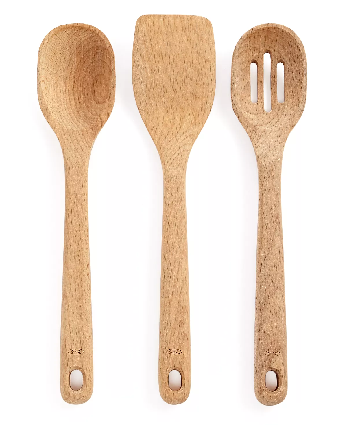 OXO 3 Piece Wooden Kitchen Utensils Set 3 OXO 3 Piece Wooden Kitchen Utensils Set