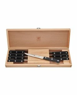 Zwilling J.A. Henckels TWIN Gourmet Steak Knives, 8-Piece Riveted Set