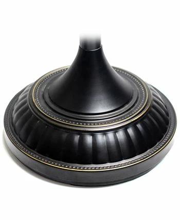 All The Rages Elegant Designs 1 Light Torchiere Floor Lamp With Marbleized White Glass Shade 8 All The Rages Elegant Designs 1 Light Torchiere Floor Lamp With Marbleized White Glass Shade - Image 6