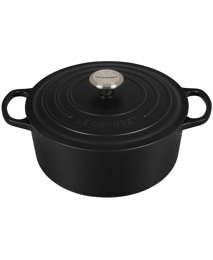Le Creuset Signature Enameled Cast Iron 5.5 Qt. Round French Oven 3 Le Creuset Signature Enameled Cast Iron 5.5 Qt. Round French Oven