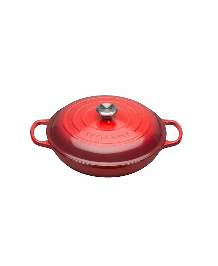 Le Creuset 3.5-Qt. Signature Enameled Cast Iron Braiser 3 Le Creuset 3.5-Qt. Signature Enameled Cast Iron Braiser