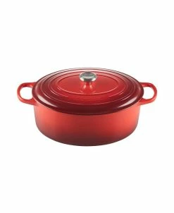 Le Creuset 9.5-Qt. Signature Enameled Cast Iron Oval Dutch Oven