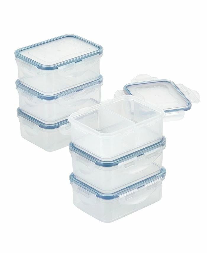 Lock N Lock Easy Essentials 12-Pc. On The Go 12-Oz. Meals Divided Rectangular Food Storage Containers 3 Lock N Lock Easy Essentials 12-Pc. On The Go 12-Oz. Meals Divided Rectangular Food Storage Containers