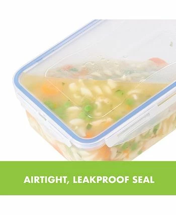 Lock N Lock Easy Essentials 12-Pc. On The Go 12-Oz. Meals Divided Rectangular Food Storage Containers 8 Lock N Lock Easy Essentials 12-Pc. On The Go 12-Oz. Meals Divided Rectangular Food Storage Containers - Image 6