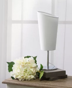 Simple Designs Mini Chrome Table Lamp With Angled Fabric Shade -Hot Sale All Lighting Shop 17739197 fpx