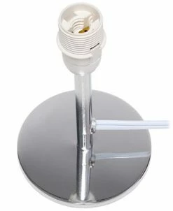 Simple Designs Mini Chrome Table Lamp With Angled Fabric Shade -Hot Sale All Lighting Shop 17739236 fpx