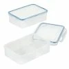 Lock N Lock Easy Essentials Divided 4-Pc. Rectangular Food Storage Containers, 54-Oz. -Hot Sale All Lighting Shop 17761416 fpx