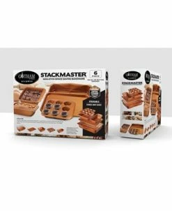 Gotham Steel 0.6MM Gauge StackMaster Nonstick Space Saving 6-Piece Bakeware Set -Hot Sale All Lighting Shop 17863608 fpx