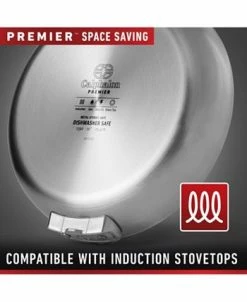 Calphalon Premier 10-Pc. Space-Saving Stainless Steel Cookware Set -Hot Sale All Lighting Shop 17923418 fpx