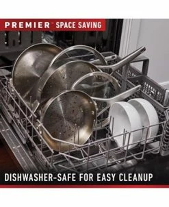 Calphalon Premier 10-Pc. Space-Saving Stainless Steel Cookware Set -Hot Sale All Lighting Shop 17923421 fpx