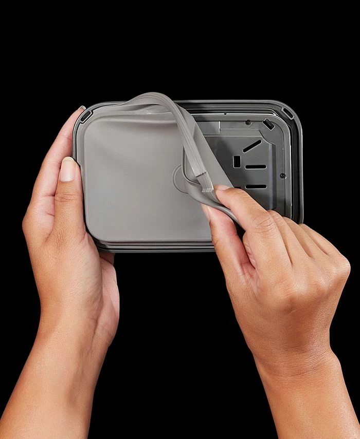 OXO Steel POP Rectangle Short 1.7-Qt. Food Storage Container 6 OXO Steel POP Rectangle Short 1.7-Qt. Food Storage Container - Image 4