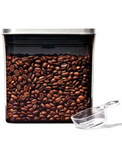 OXO Steel POP 1.7-Qt. Coffee Storage Container With Scoop