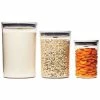 OXO Good Grips Round Pop Graduated Food Storage Canisters, Set Of 3