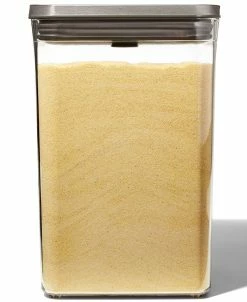 OXO Steel Pop Big Square Medium 4.4-Qt. Food Storage Container