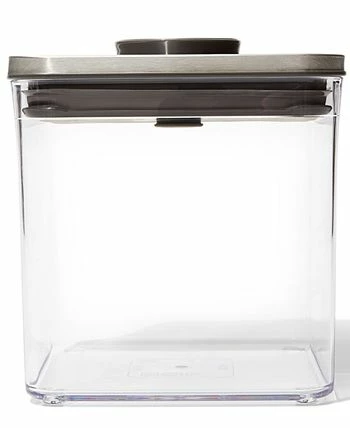 OXO Steel POP Big Square Short 1.1-Qt. Food Storage Container 4 OXO Steel POP Big Square Short 1.1-Qt. Food Storage Container - Image 2