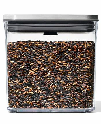 OXO Steel POP Rectangle Short 1.7-Qt. Food Storage Container 7 OXO Steel POP Rectangle Short 1.7-Qt. Food Storage Container - Image 5