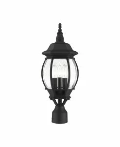 Livex Frontenac 3 Lights Outdoor Post Top Lantern