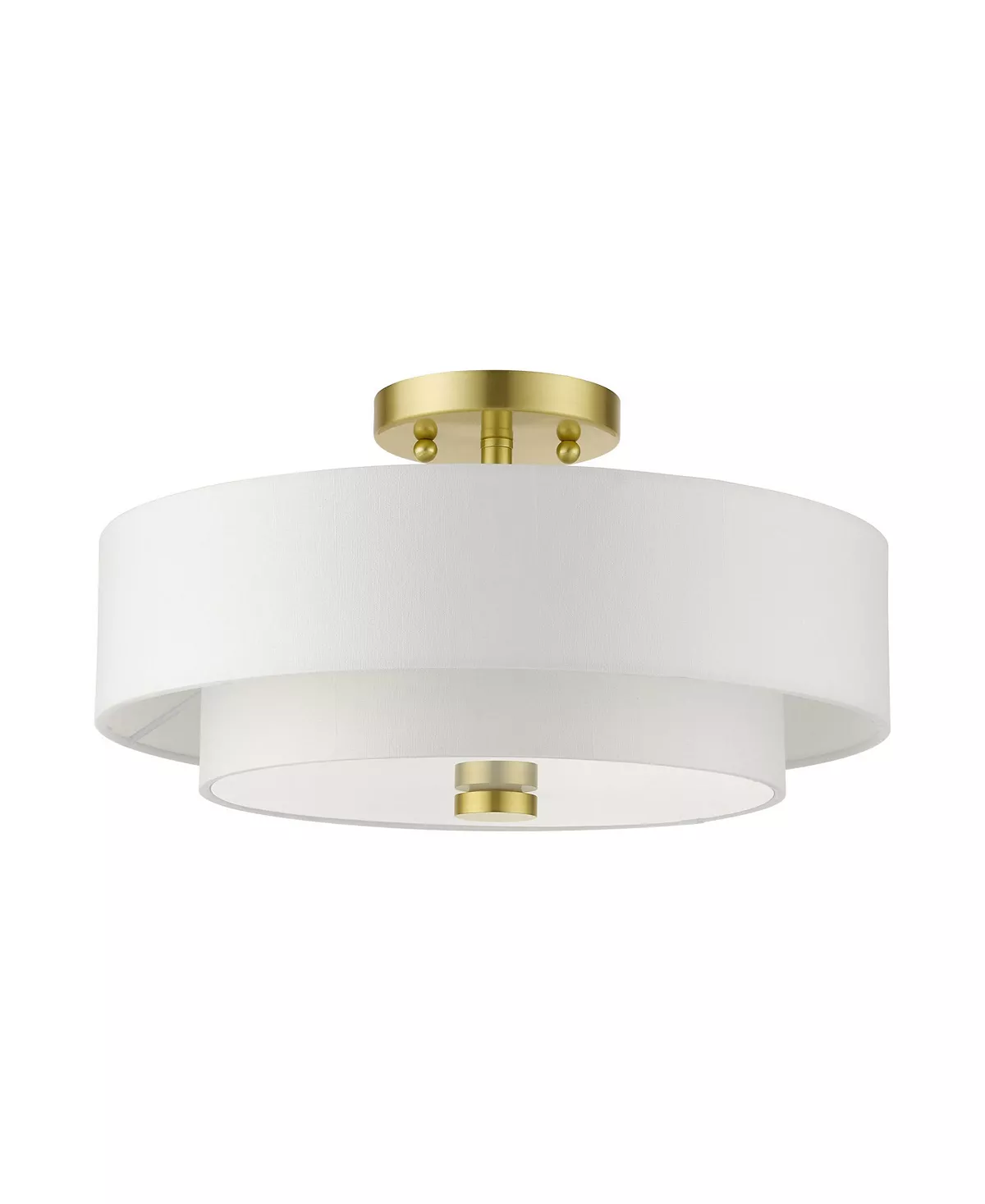 Livex Meridian 3 Lights Semi Flush 8 Livex Meridian 3 Lights Semi Flush - Image 6