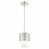 Livex Calinda 1 Light Mini Pendant