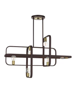 Livex Bergamo 6 Lights Linear Chandelier 19 Livex Bergamo 6 Lights Linear Chandelier -Hot Sale All Lighting Shop 18140814 fpx