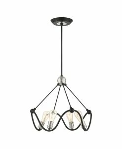 Livex Archer 4 Lights Chandelier