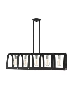 Livex Stoneridge 5 Lights Linear Chandelier -Hot Sale All Lighting Shop 18140868 fpx